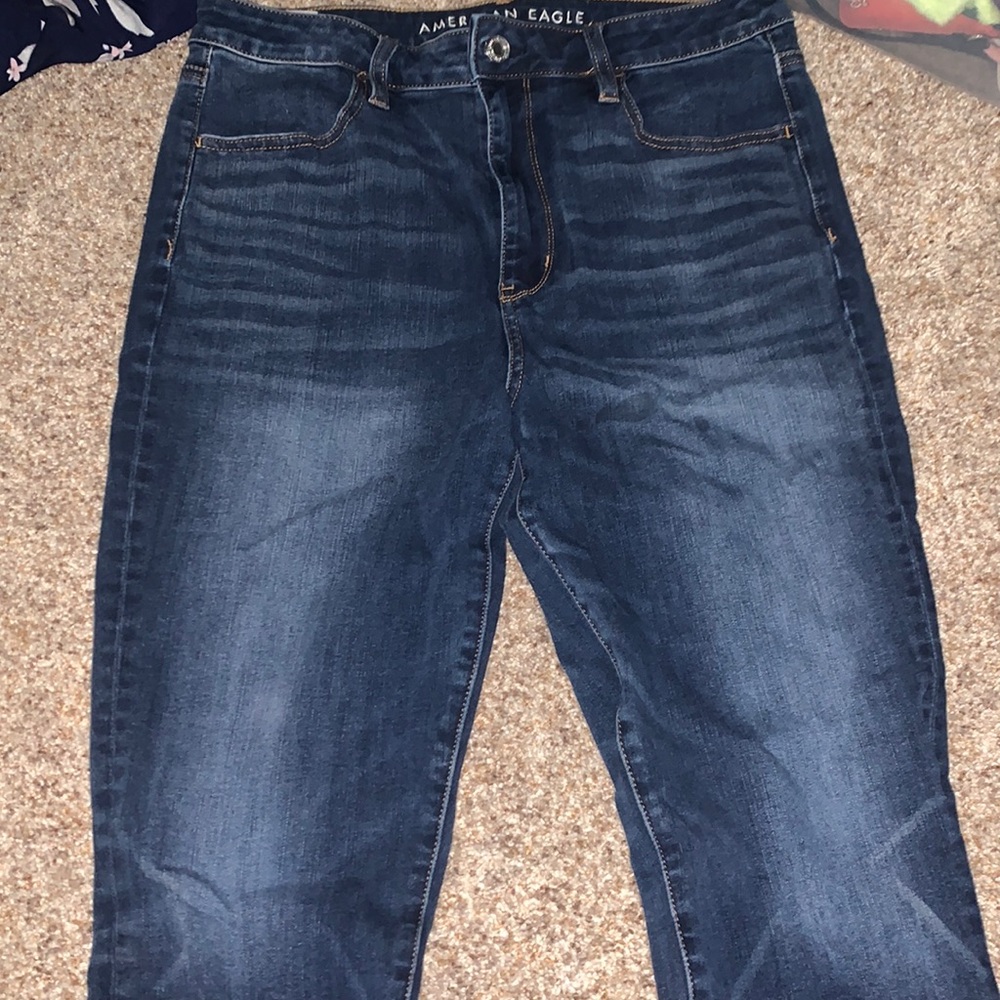 American eagle super high rise stretch jegging